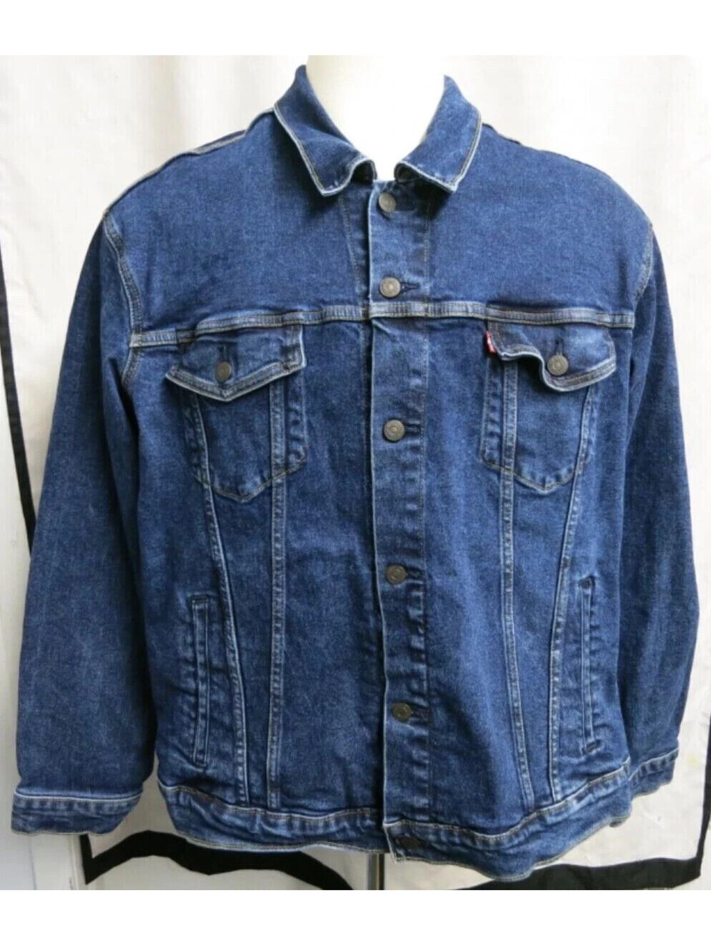 Levi's Men's US Size XXL Blue Denim Button-Up Jean Jacket